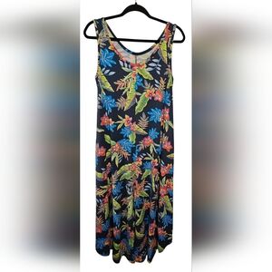 Koolaburra by UGG Cozy Jersey Relaxed Lounge Jumper-Multi Island Floral Small